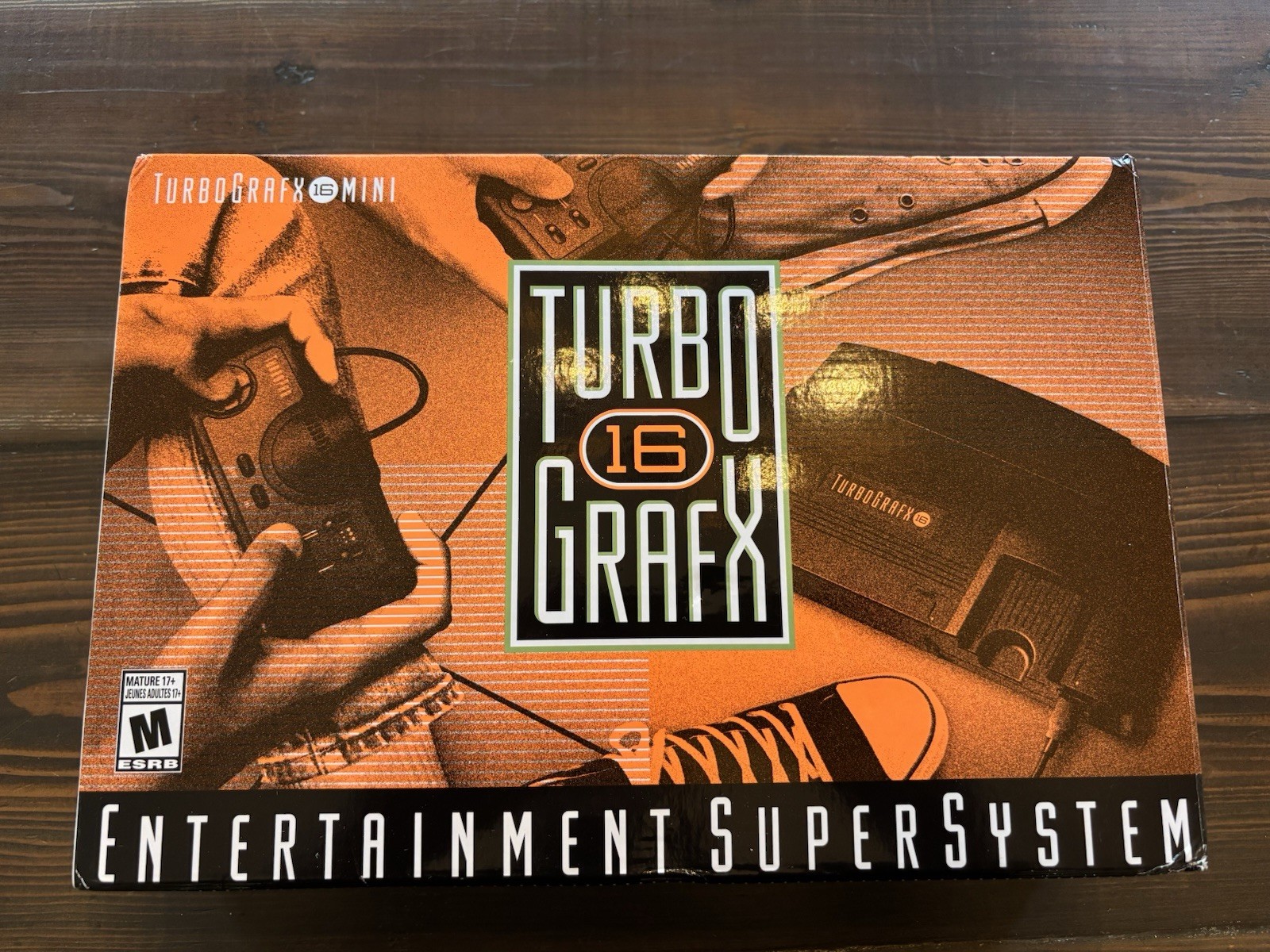 TurboGrafx 16 Mini Game Console PC Engine TG16 HDMI NEC. Complete In Box CIB.