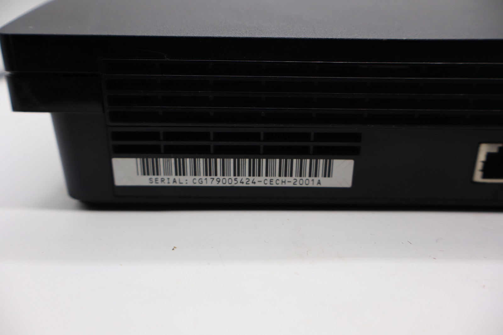 Sony PlayStation 3 PS3 Slim CECH-2001A Console Only Parts/ Repair Powers On Read