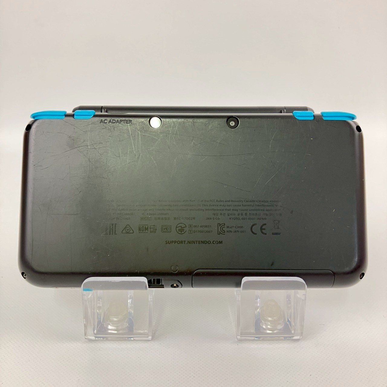Nintendo new 2DS XL LL Turquoise x Black Console Boxed A Rank Japanese Only 86