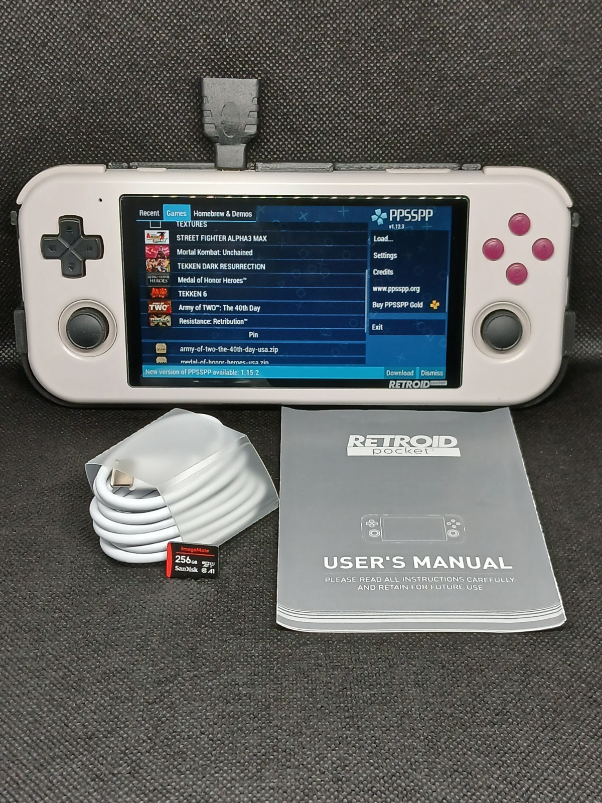Retroid Pocket 3+ Handheld Gaming Console Complete W/Box Mint Condition