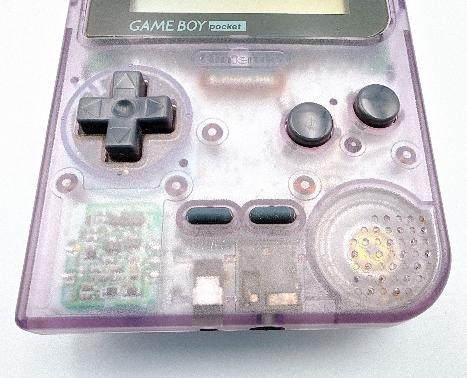 Nintendo Game Boy Pocket Console Clear Purple Japan w/Box, Manual – Excellent