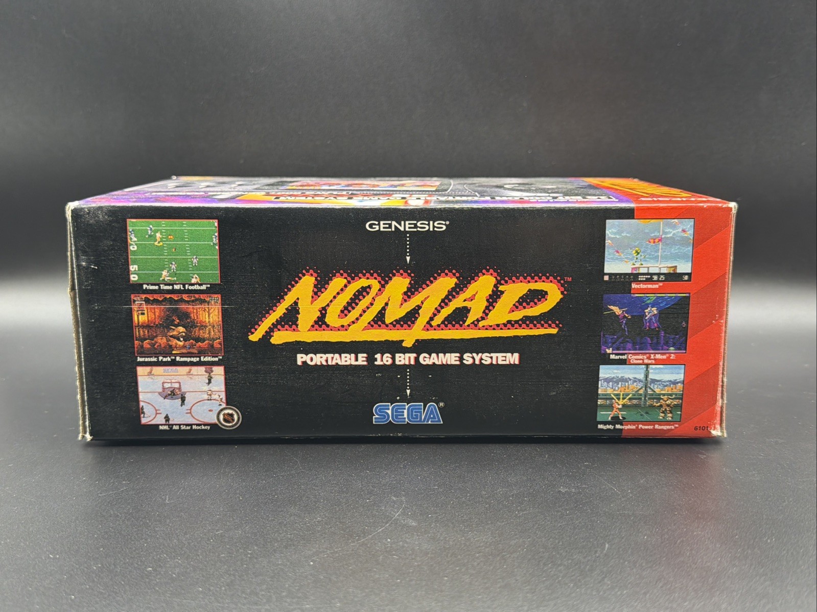 Sega Nomad Handheld Console With Box *No Inserts* Tested Working Fast Shipping