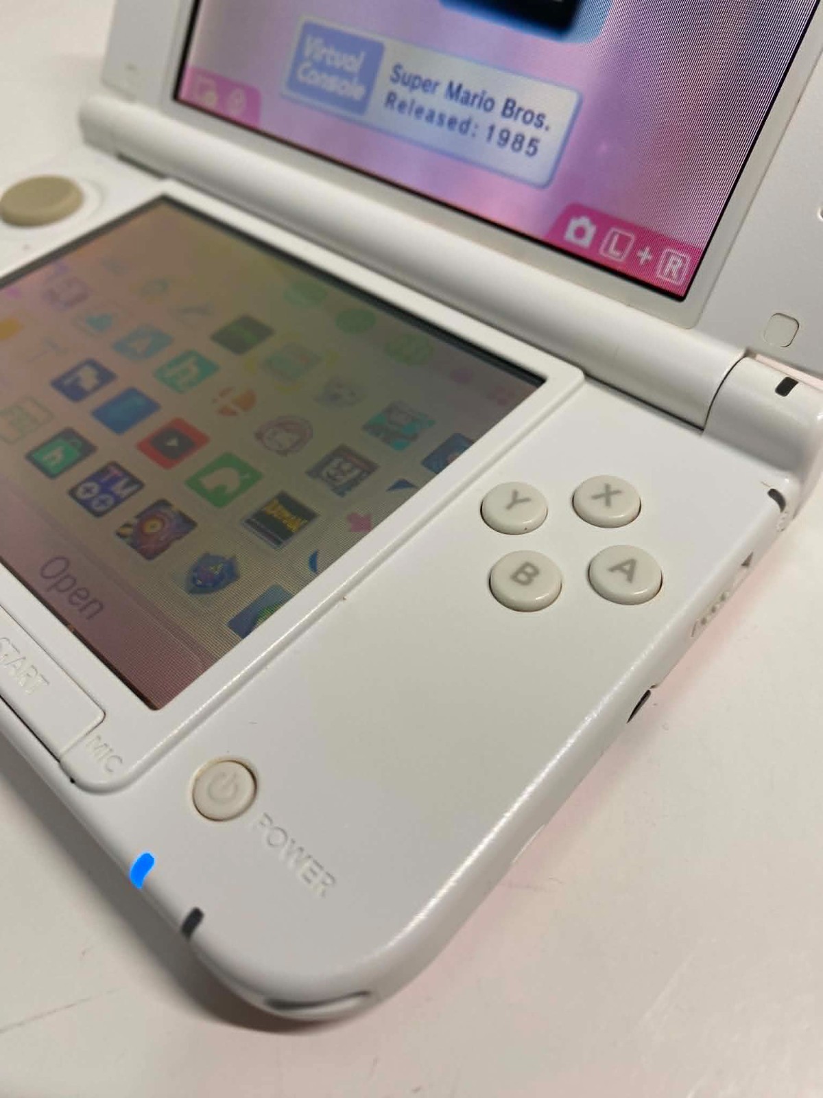 Nintendo 3DS XL Launch Edition White & Pink Handheld System