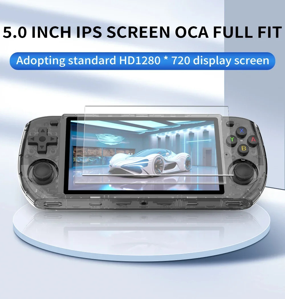RGB10 MAX3 Retro Handheld Console 5″ 1280×720 HD 4000mAh WiFi