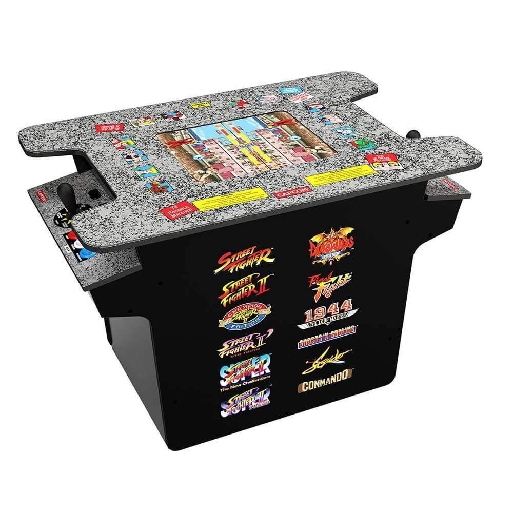 Arcade1Up Deluxe 12-in-1 Head-to-Head Cocktail Table Street Fighter 1Y Warranty