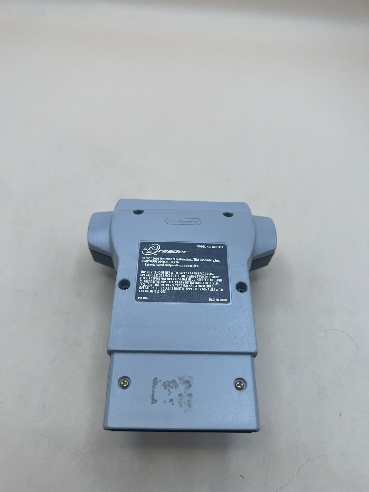 Nintendo Card E-Reader Game Boy Advance Authentic GBA Accessory AGB-014 US Ver 1