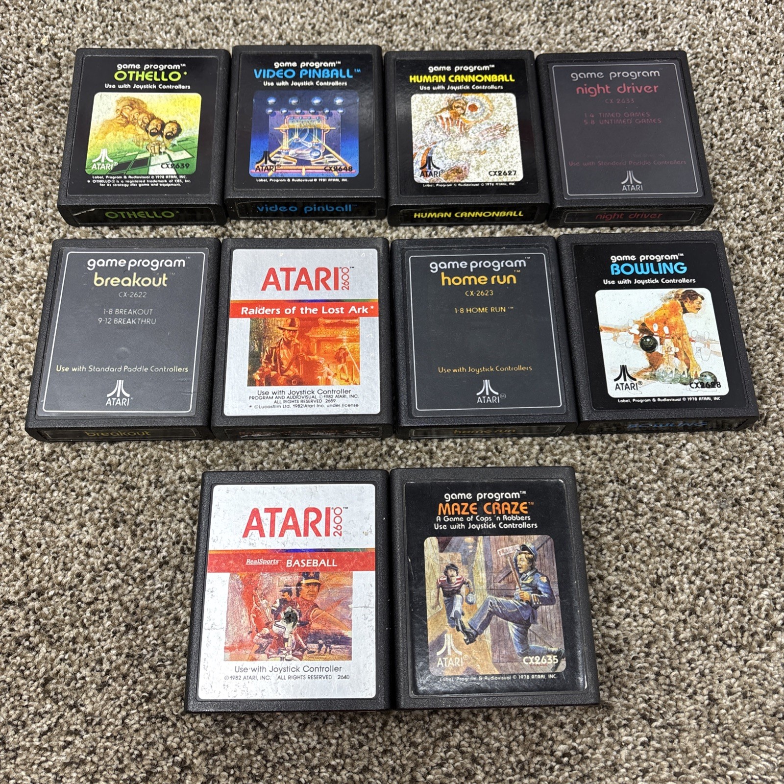 Atari 2600+ Plus Console BUNDLE Joystick Cables 50 games Joysticks HDMI Tested