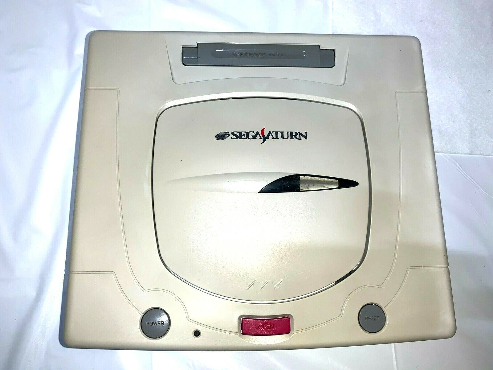 Sega Saturn WHITE Console Tested System HST-3220 JAPAN «NTSC-J» clean up inside