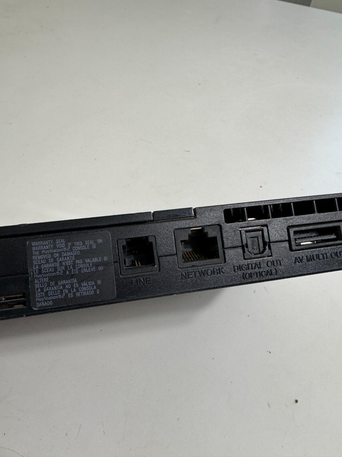 PlayStation 2 Slim SCPH-70012 Console Untested No Pwr Crd 2 Controllers (e31)