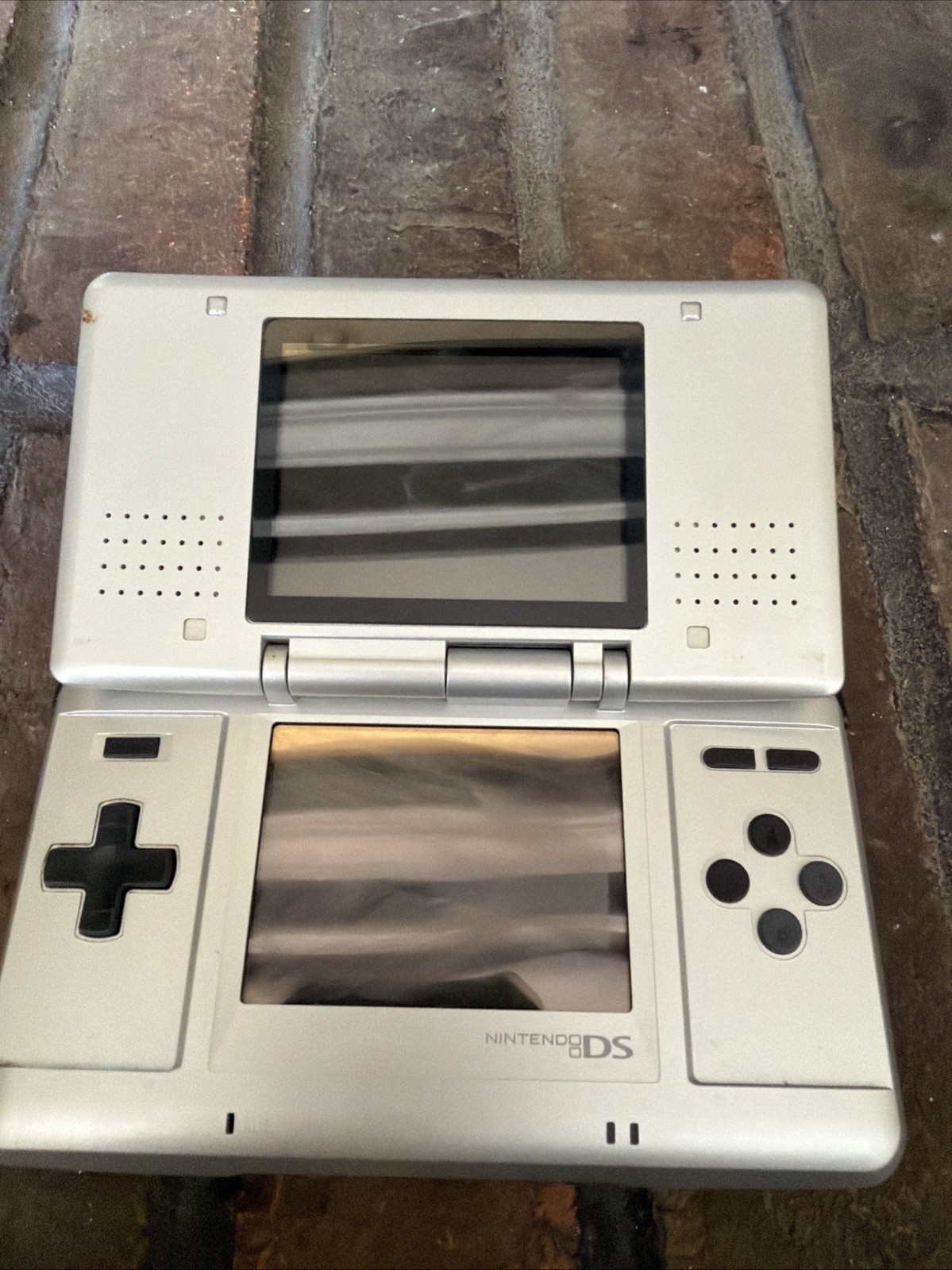 Nintendo DS Original Console NTR-001 Titanium Silver – Tested