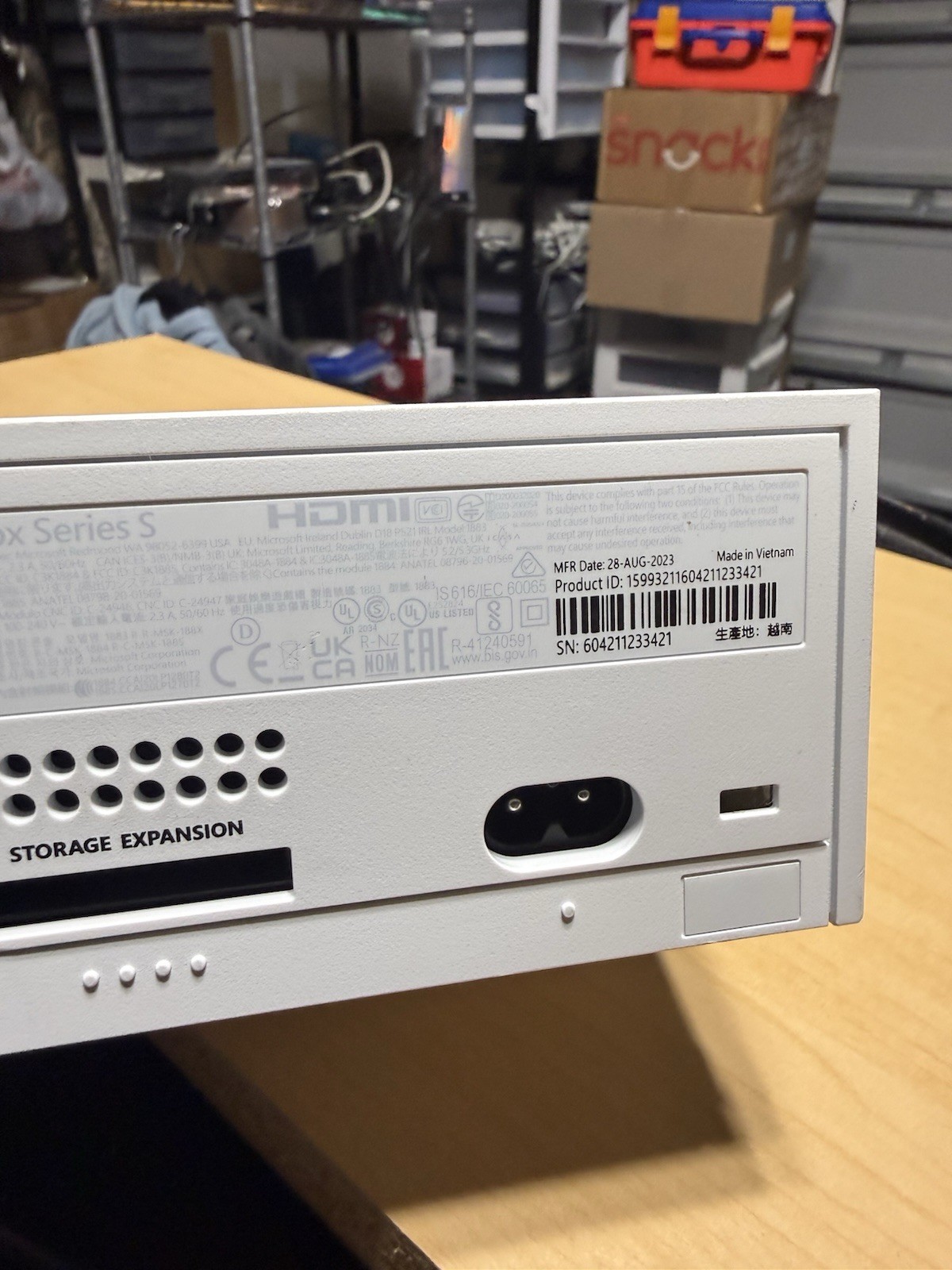 Microsoft Xbox Series S 1883 Console FOR PARTS/REPAIR ONLY – Overheating READ