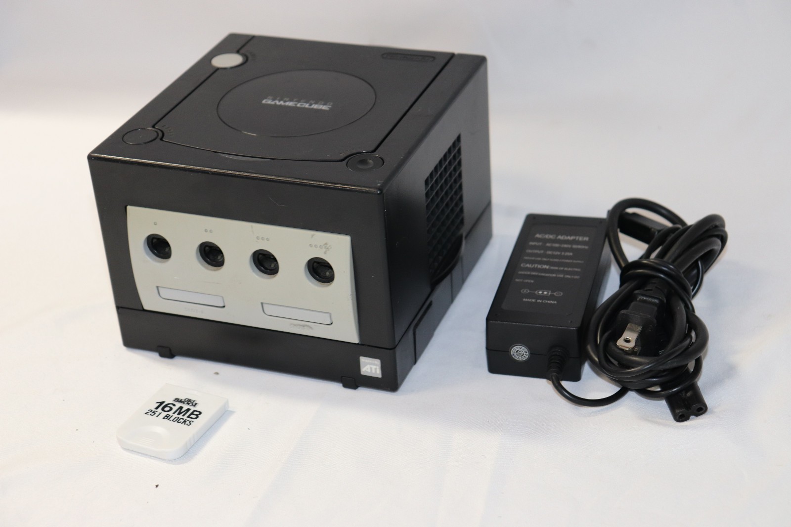 Nintendo DOL-101 GameCube Console & Power Adapter Only – Black