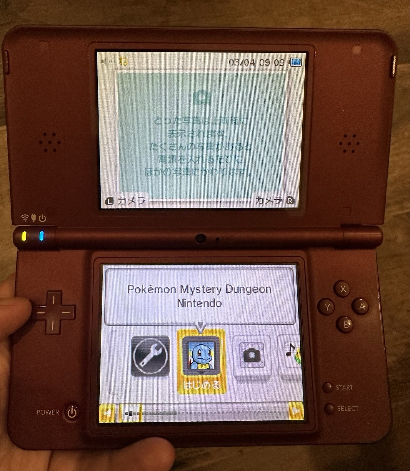 Nintendo DSi LL Wine Red Console Tested Working Region Free + New Charger