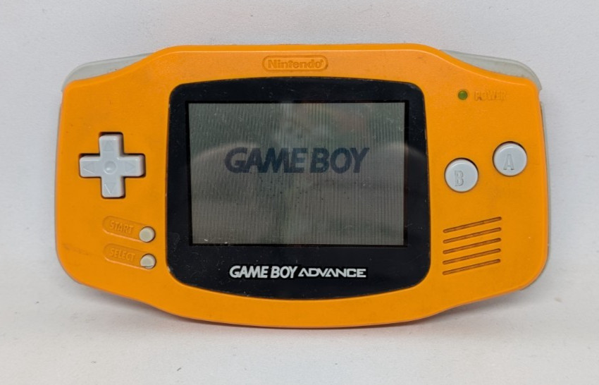 Nintendo GameBoy Advance Spice Orange Console Japan Tested Bad Speaker