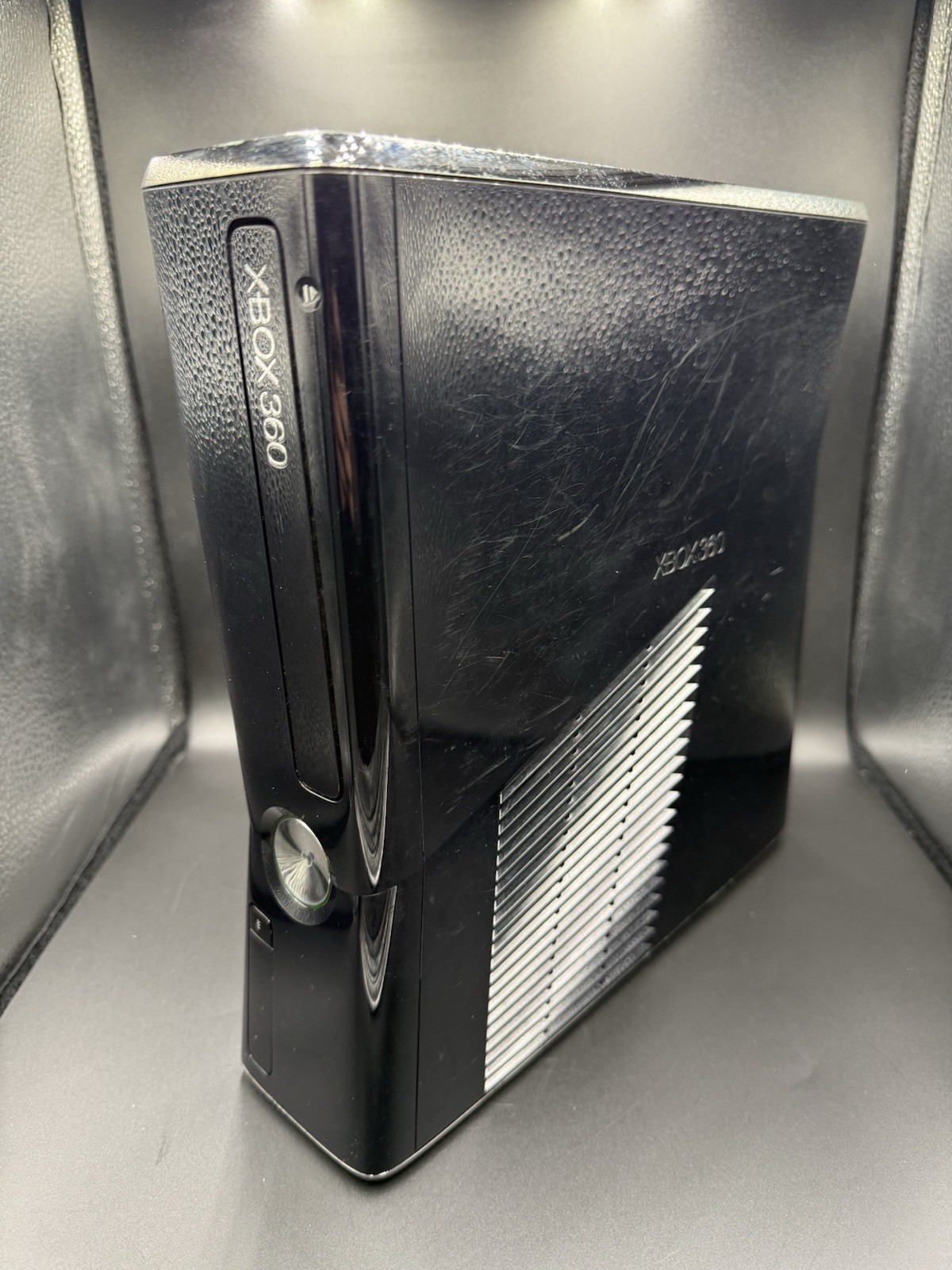 XBOX 360 S Slim Console 250GB Black Matte Model 1439 w/OEM Power Supply + AV