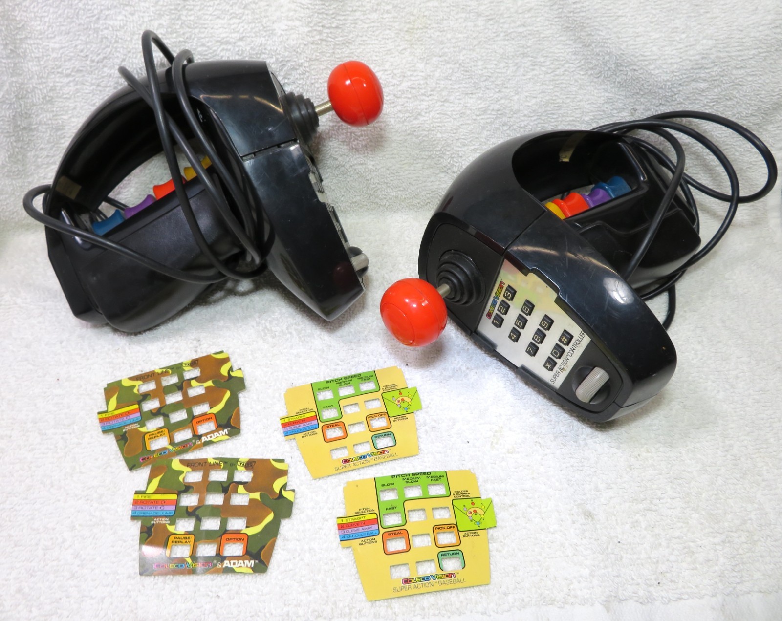 Vintage 1982 ColecoVision Console Super Action Controllers 7 Games (Donkey Kong)