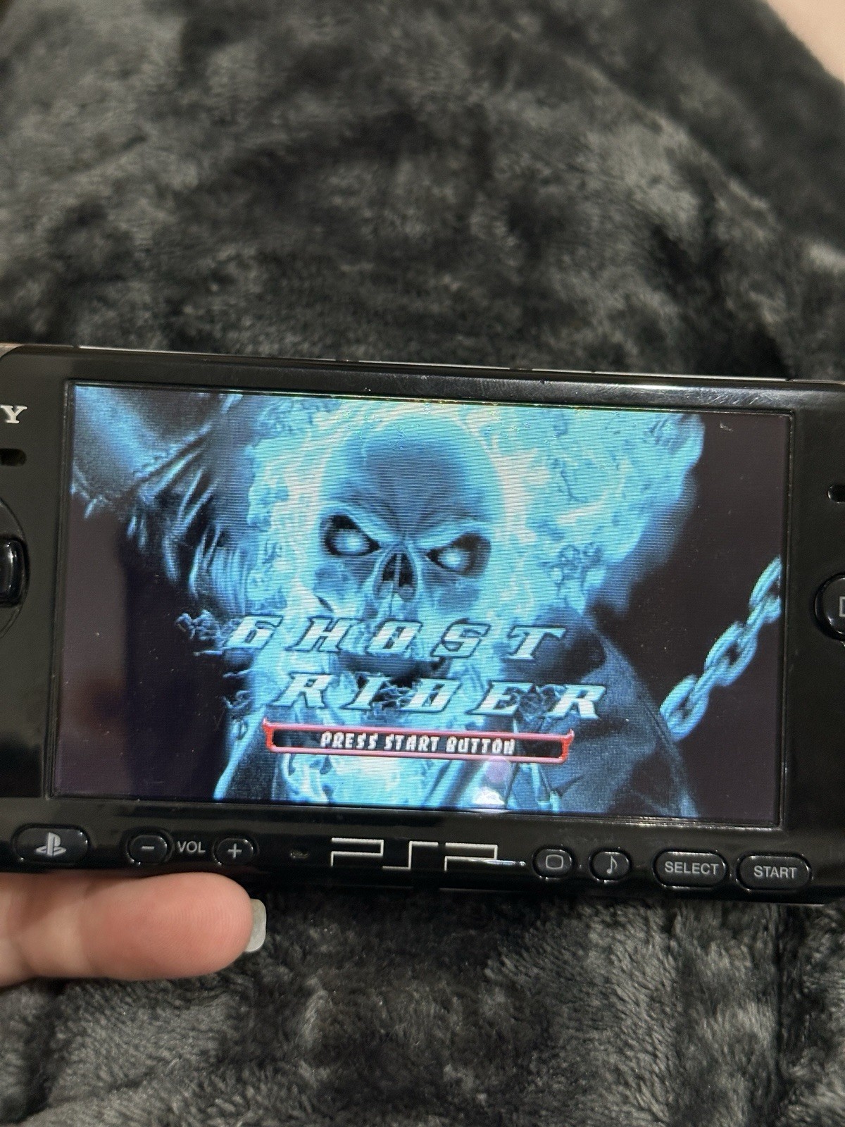 Sony PSP 3001 Black Handheld Console with 5 Games & 4 Movies Bundle Lot