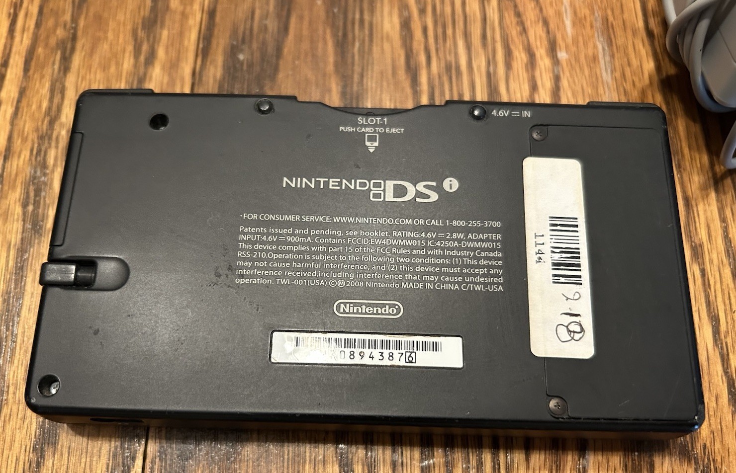 Nintendo DSi Black w/Charger Professor Layton Diabolical Box Working