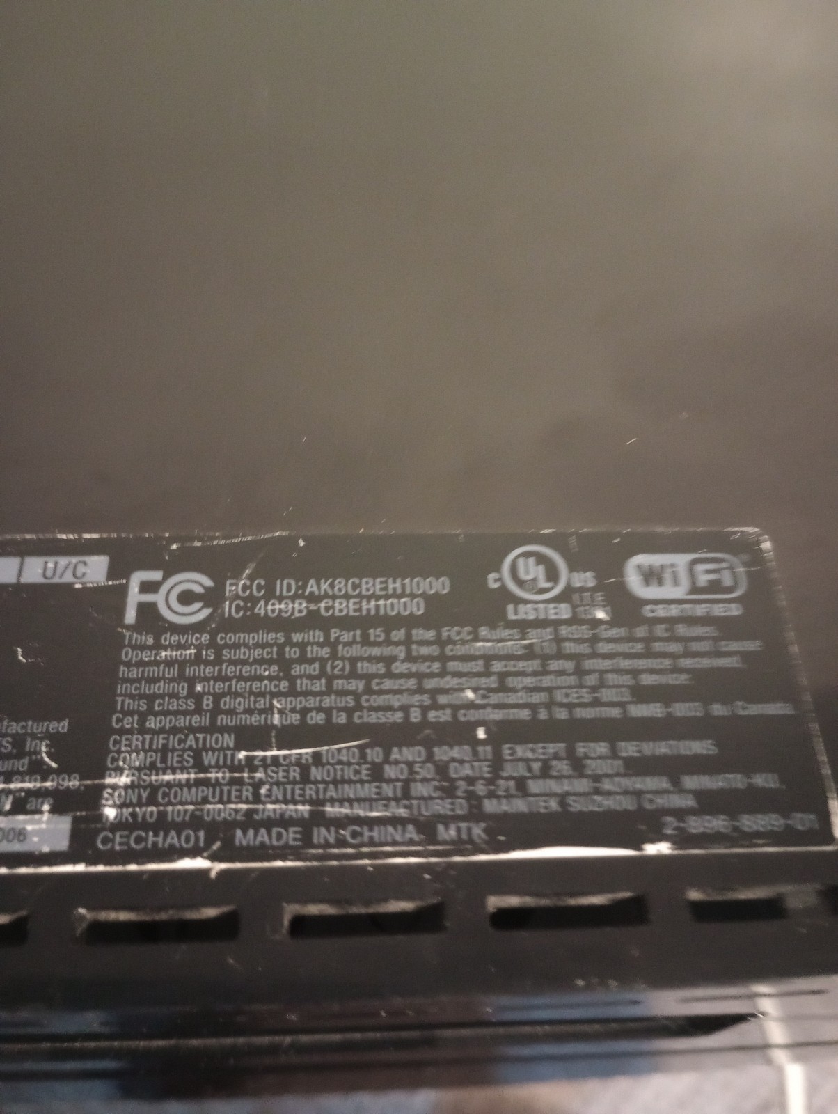 PlayStation 3 Backwards Compatible CECHA01 VHTF LO$ FOR Parts 😞 YLOD READ