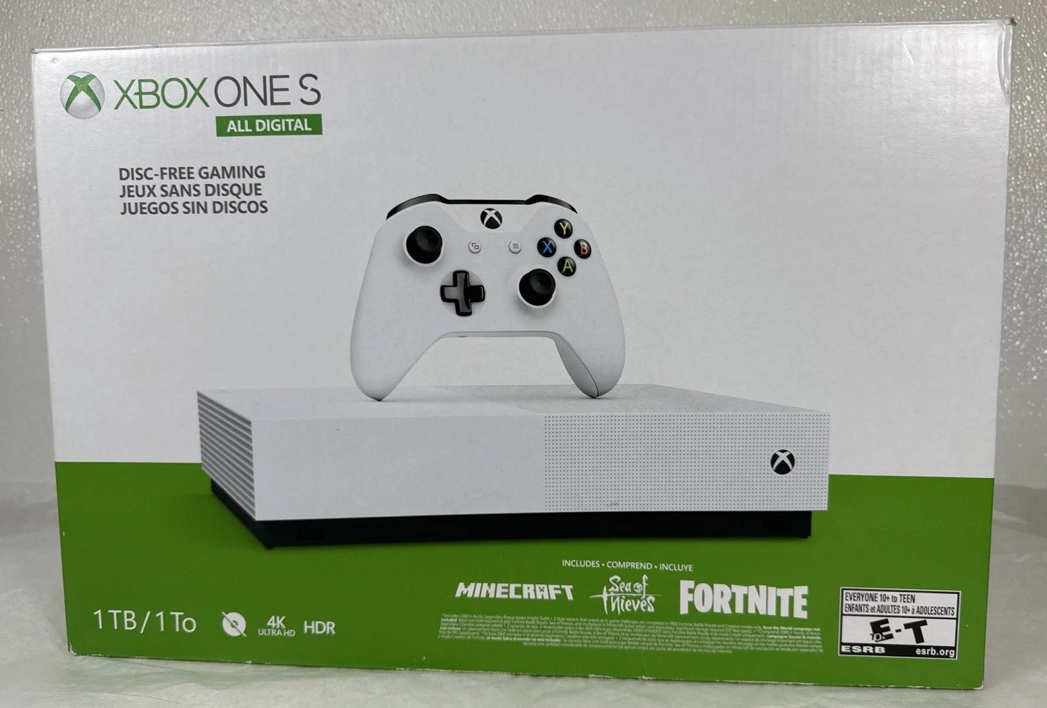 Microsoft Xbox One S All-Digital Edition 1TB Video Game Console – White