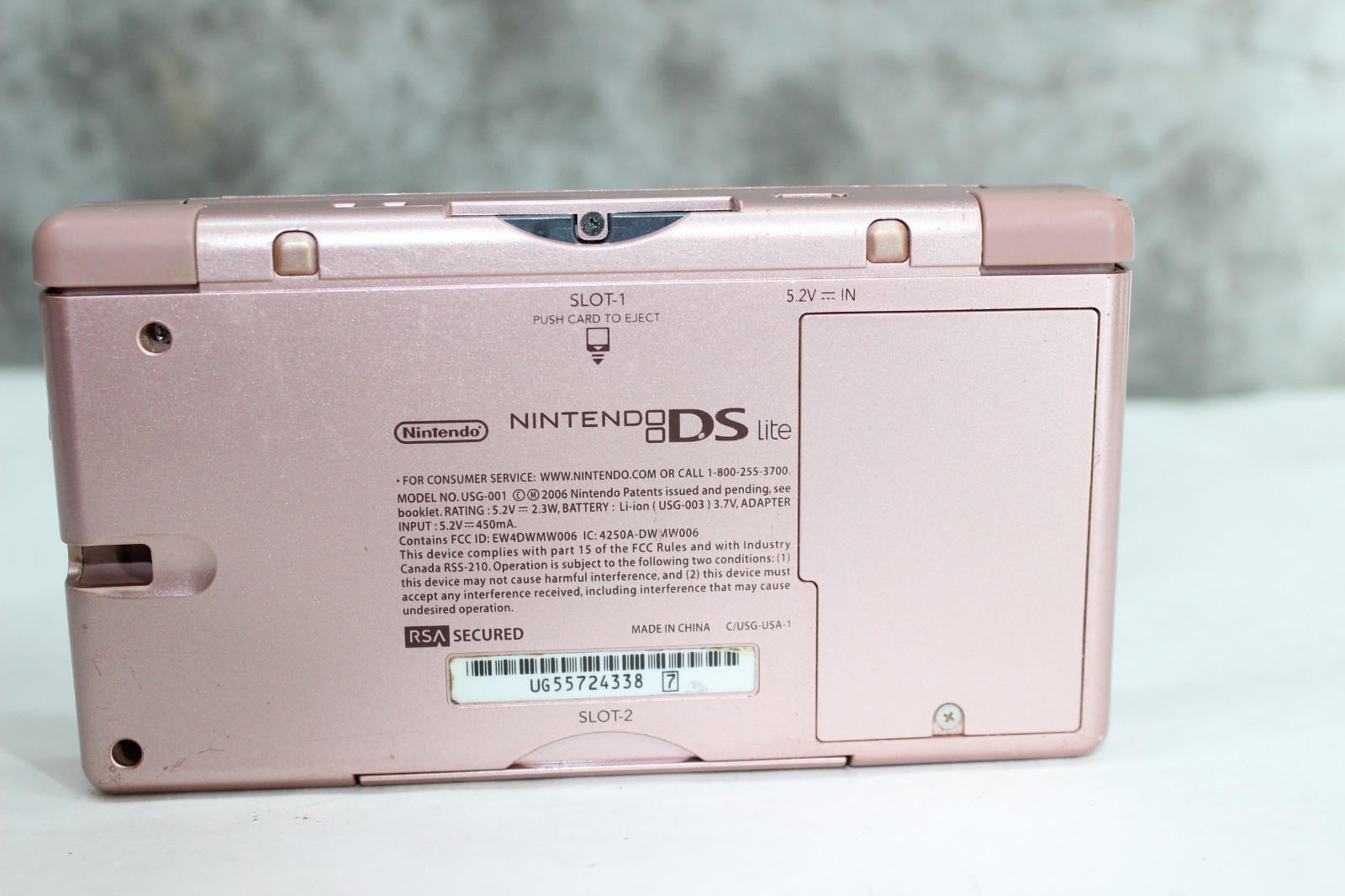 Nintendo DS Lite (Metallic Rose) – Tested/Works w/ Charger and box *READ*