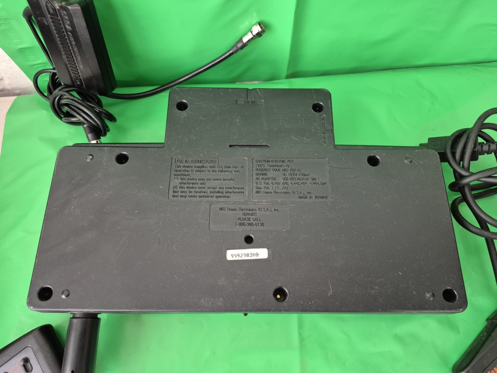 NEC Turbo Grafx-16 Console with two Controllers and TurboTap Used