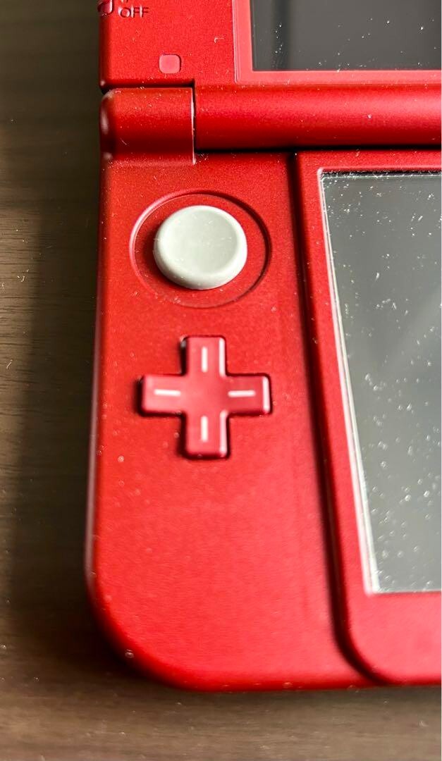 New Nintendo 3DS XL LL Metallic Red Console Stylus Working Tested Japanese ver