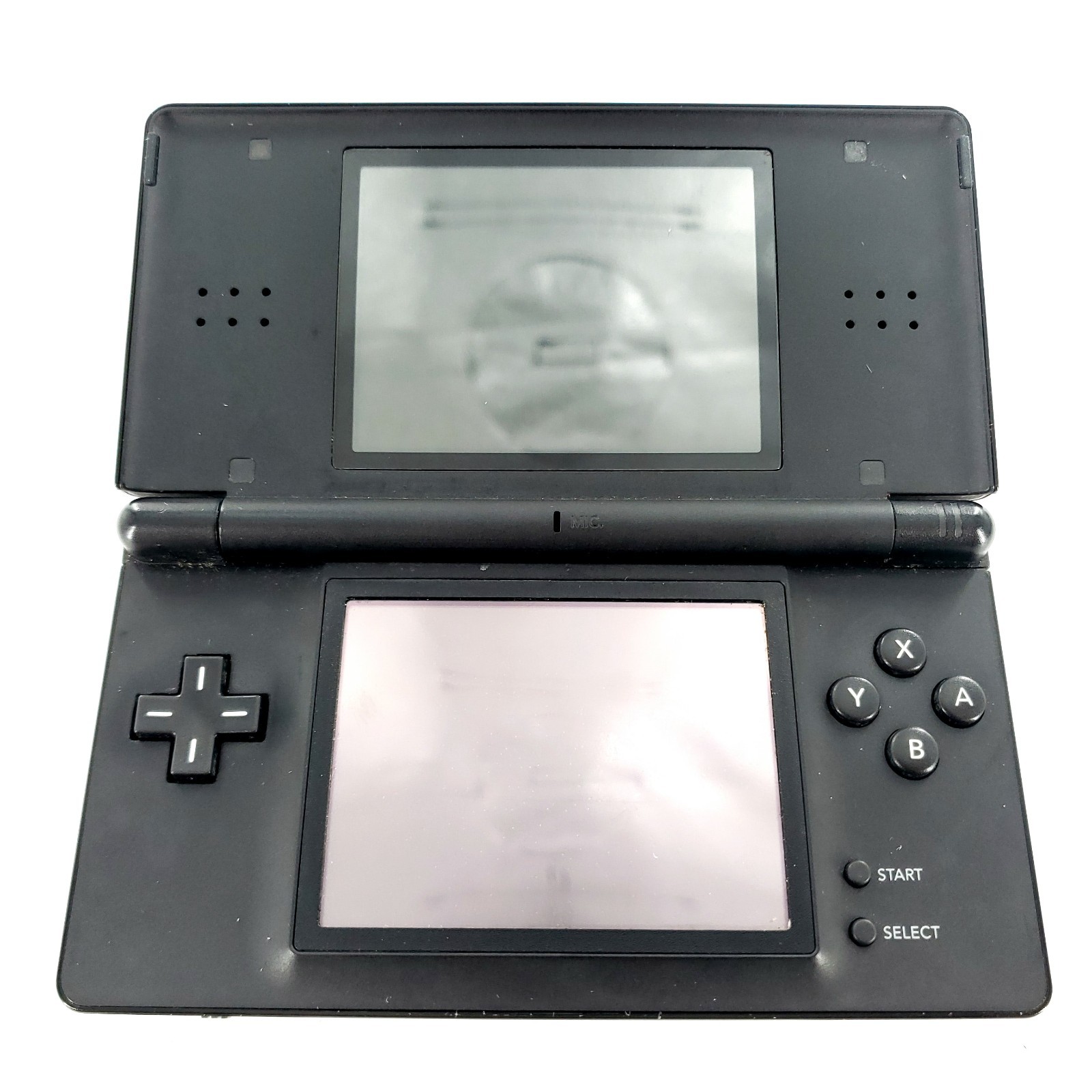Nintendo DS Lite Handheld System Bundle Onyx Black w/ 5 Games & Charger Tested
