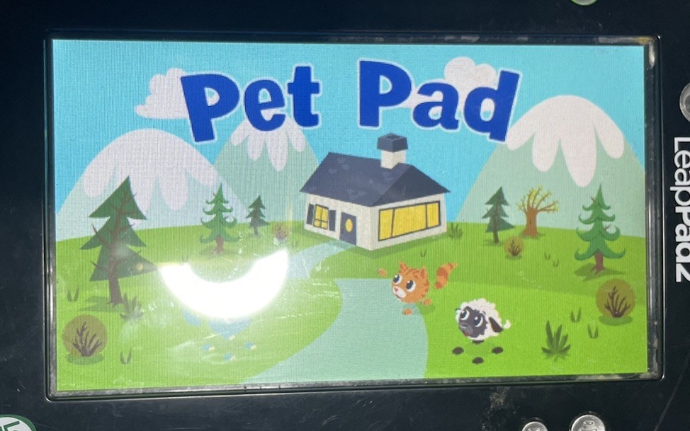 LeapFrog LeapPad2 Explorer Green Tablet w/Stylus & 3 Game Cartridges