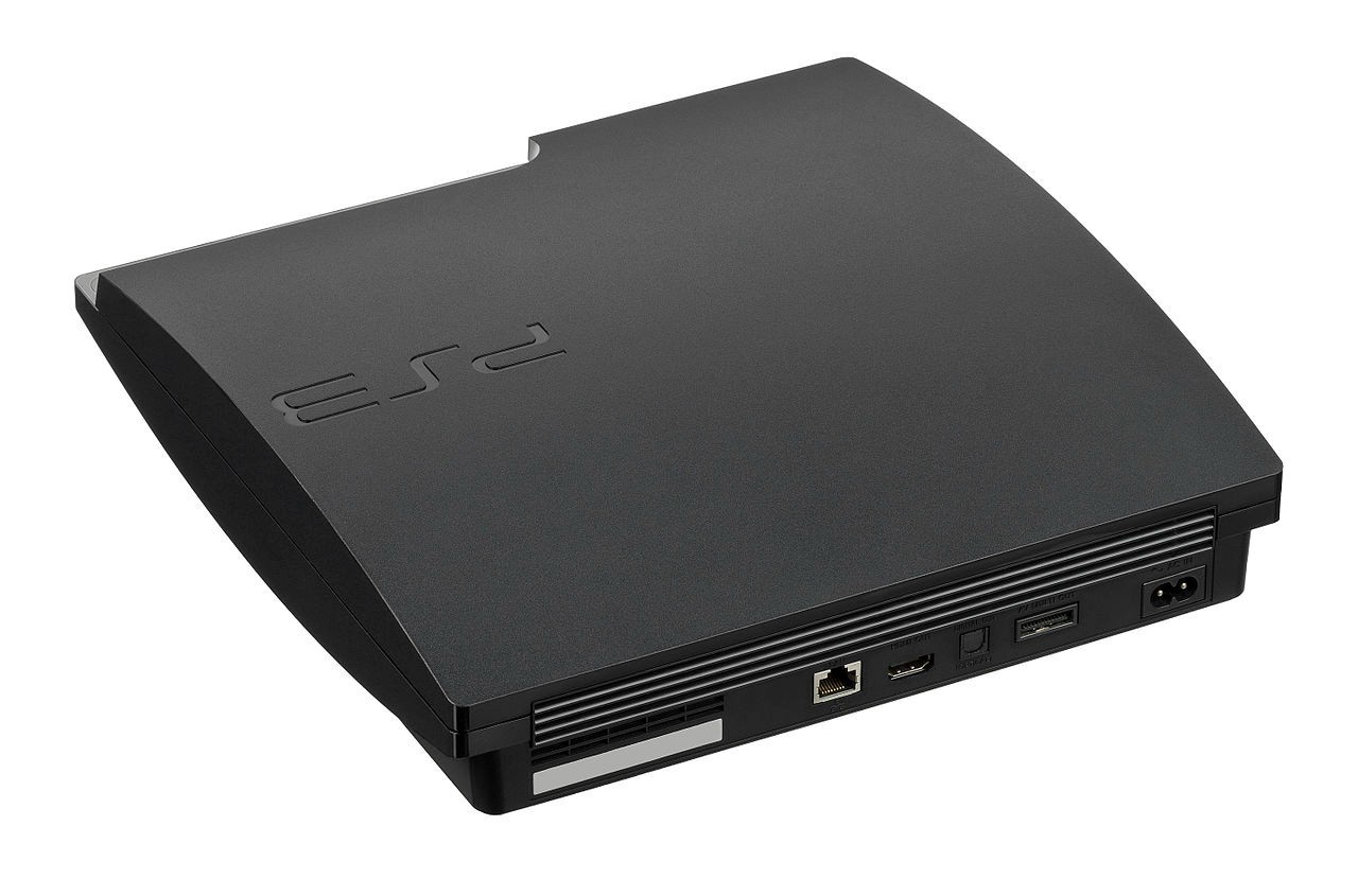 Sony PlayStation 3 PS3 Slim 120GB Black Console Only NO CORDS Tested & Works! VG