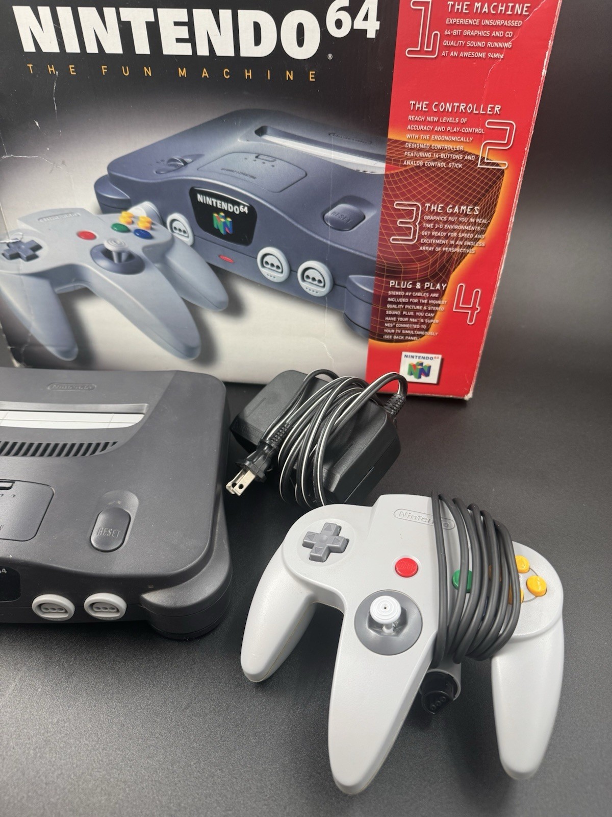 Launch Nintendo 64 Console CIB!