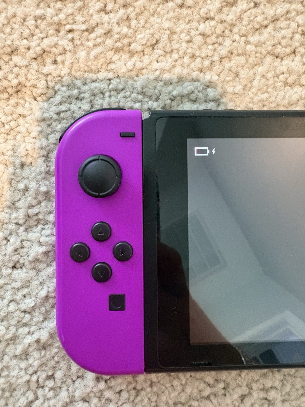 Nintendo Switch Handheld System Console Purple/Yellow Joy-Con, USB-C