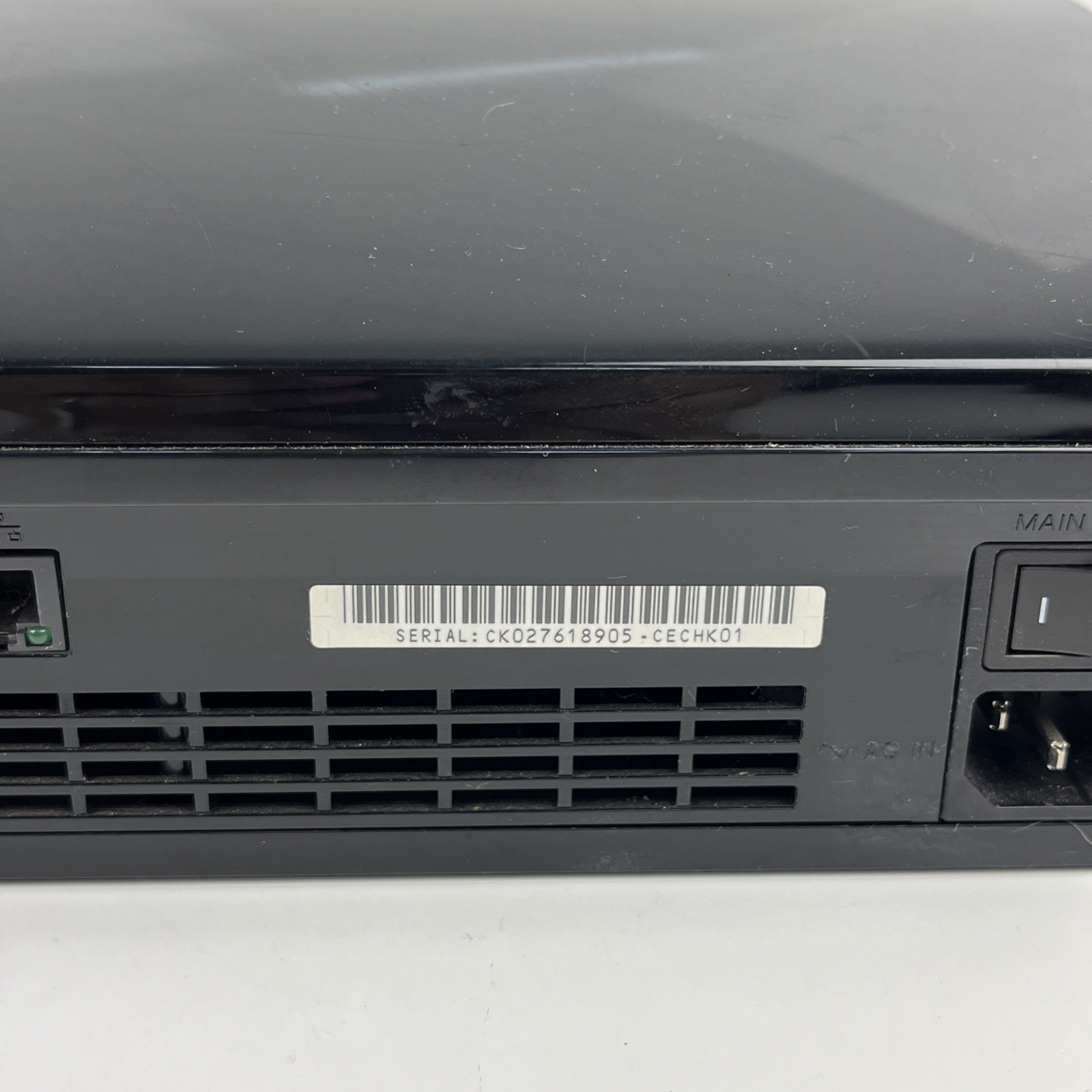 PlayStation 3 CECHK01 Console Only Compatible PS3 PS1 FOR PARTS AS IS