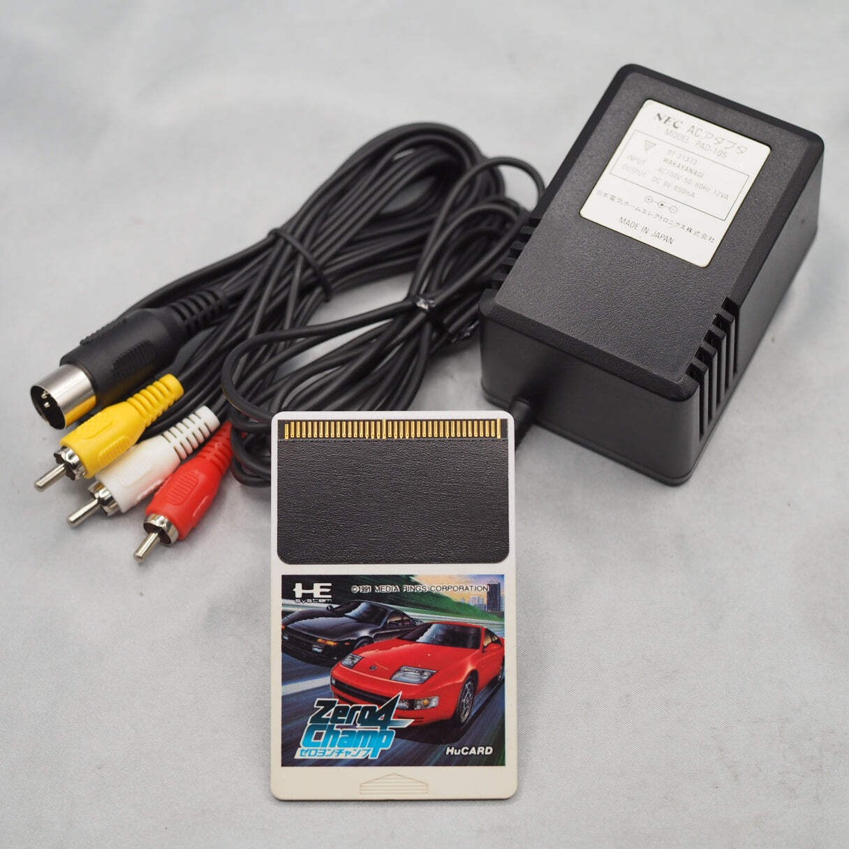 PC Engine SHUTTLE Console system PI-TG2 + ZERO 4 Champ SET NEC Tested NTSC-J