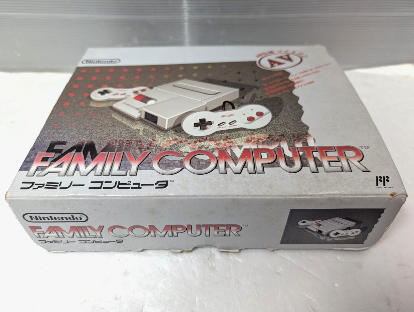 New Famicom Console AV NES HVC-101 Super mario bros 3 Japan Box Manual