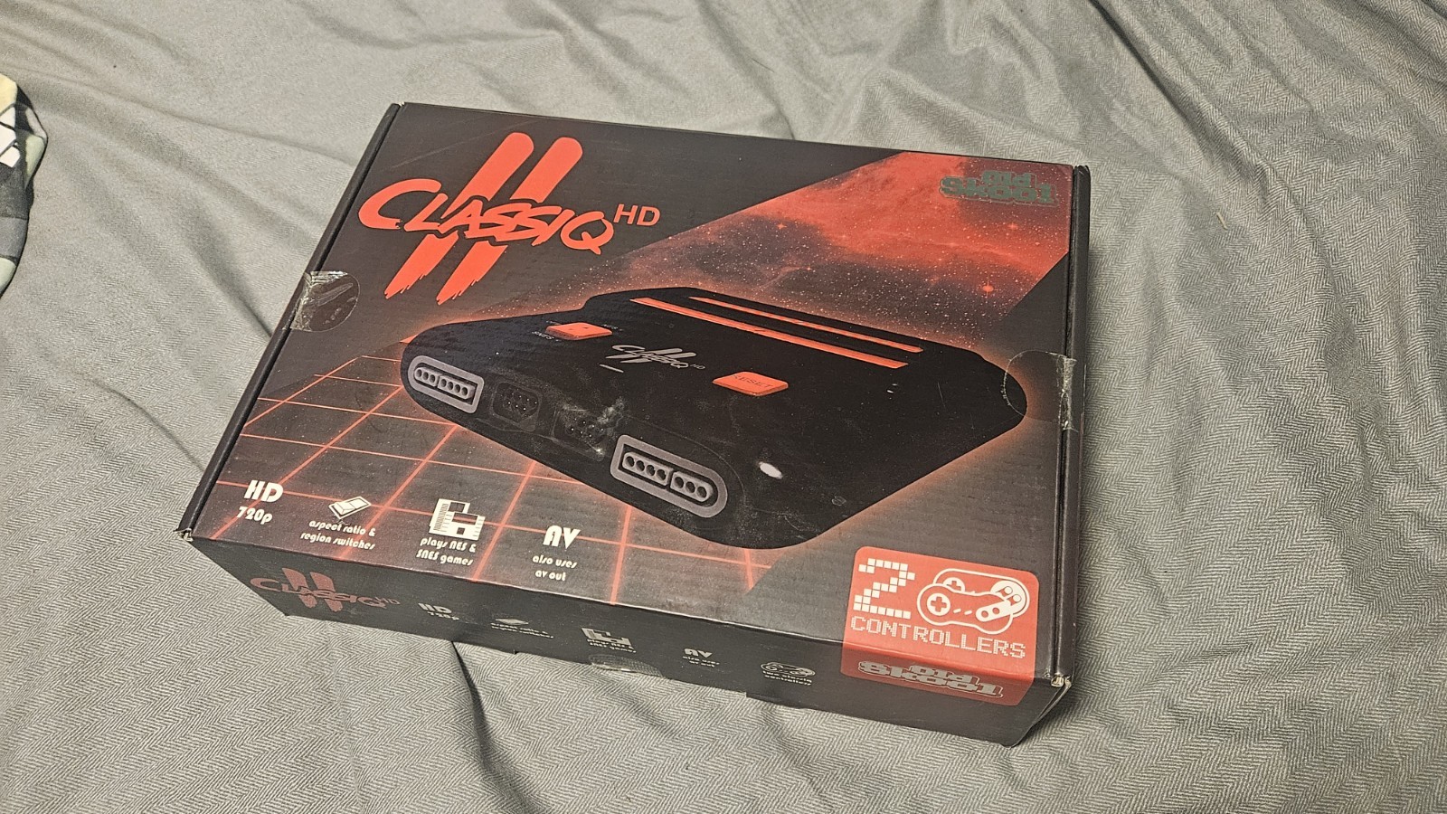 Old Skool Classiq 2 HD OS-7081 Console 720p HDMI AV Wi-Fi NES NTSC-U/C