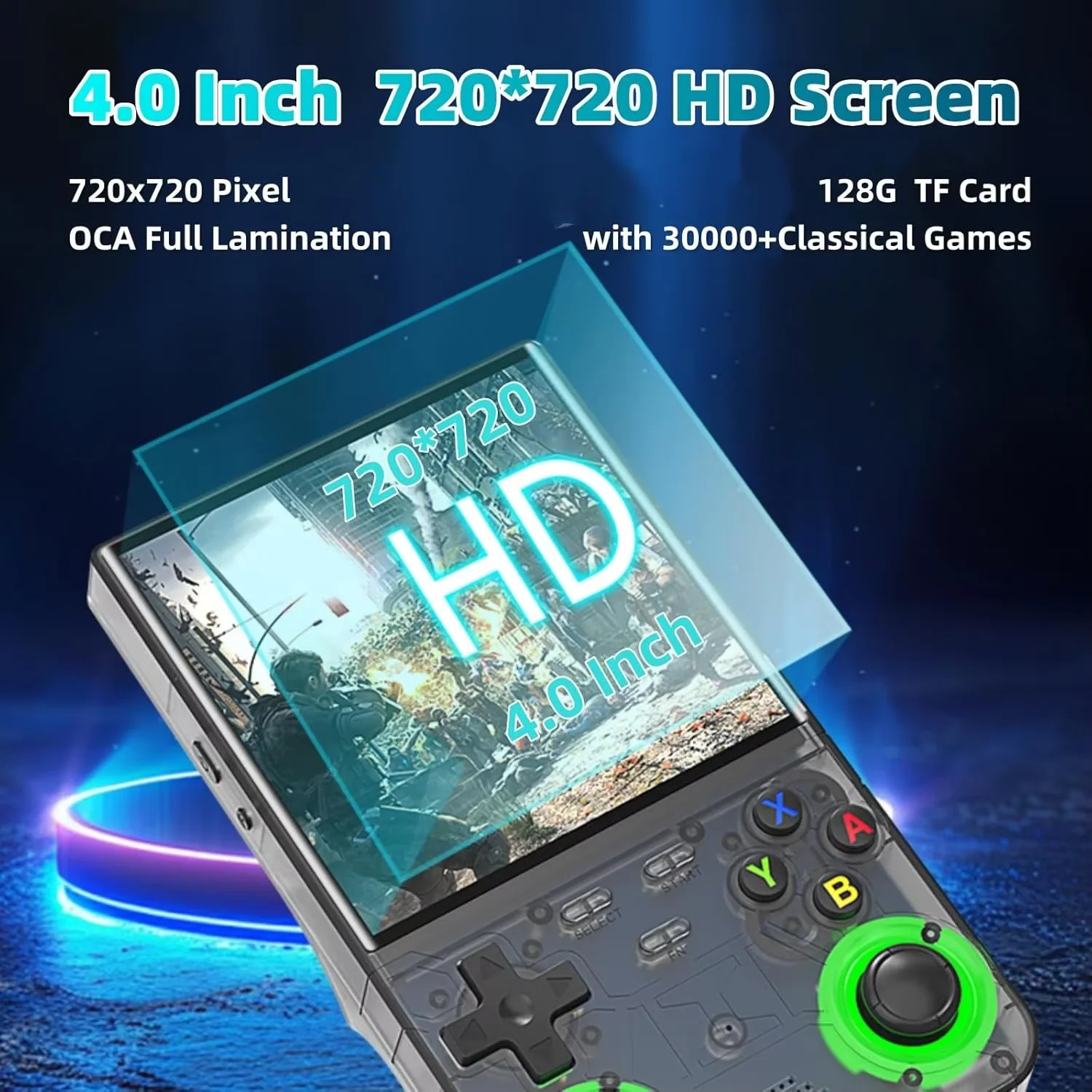 R36S Retro R36 Ultra Handheld Video Game Console IPS Screen 128GB Games Portable