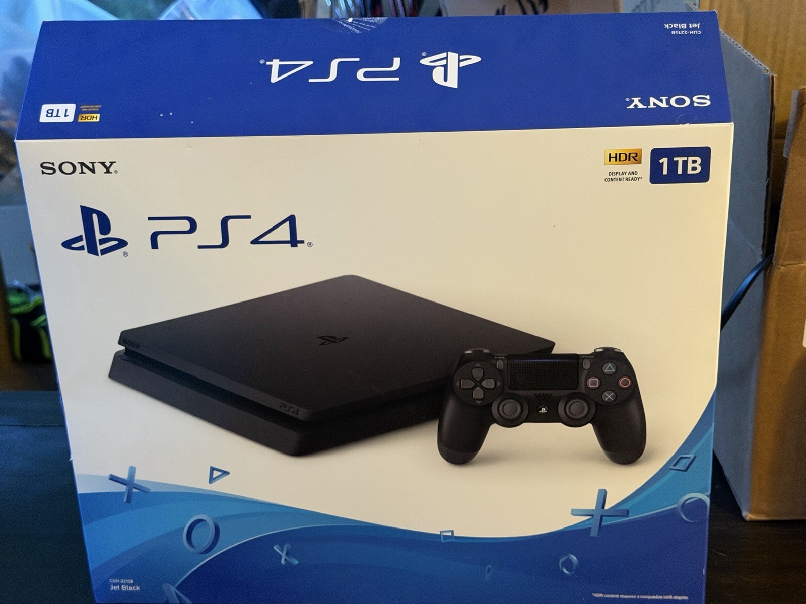 SONY PS4 SLIM 1TB CONSOLE CUH-2215B WITH 1 CONTROLLER, CABLES & BOX (WBP018061)
