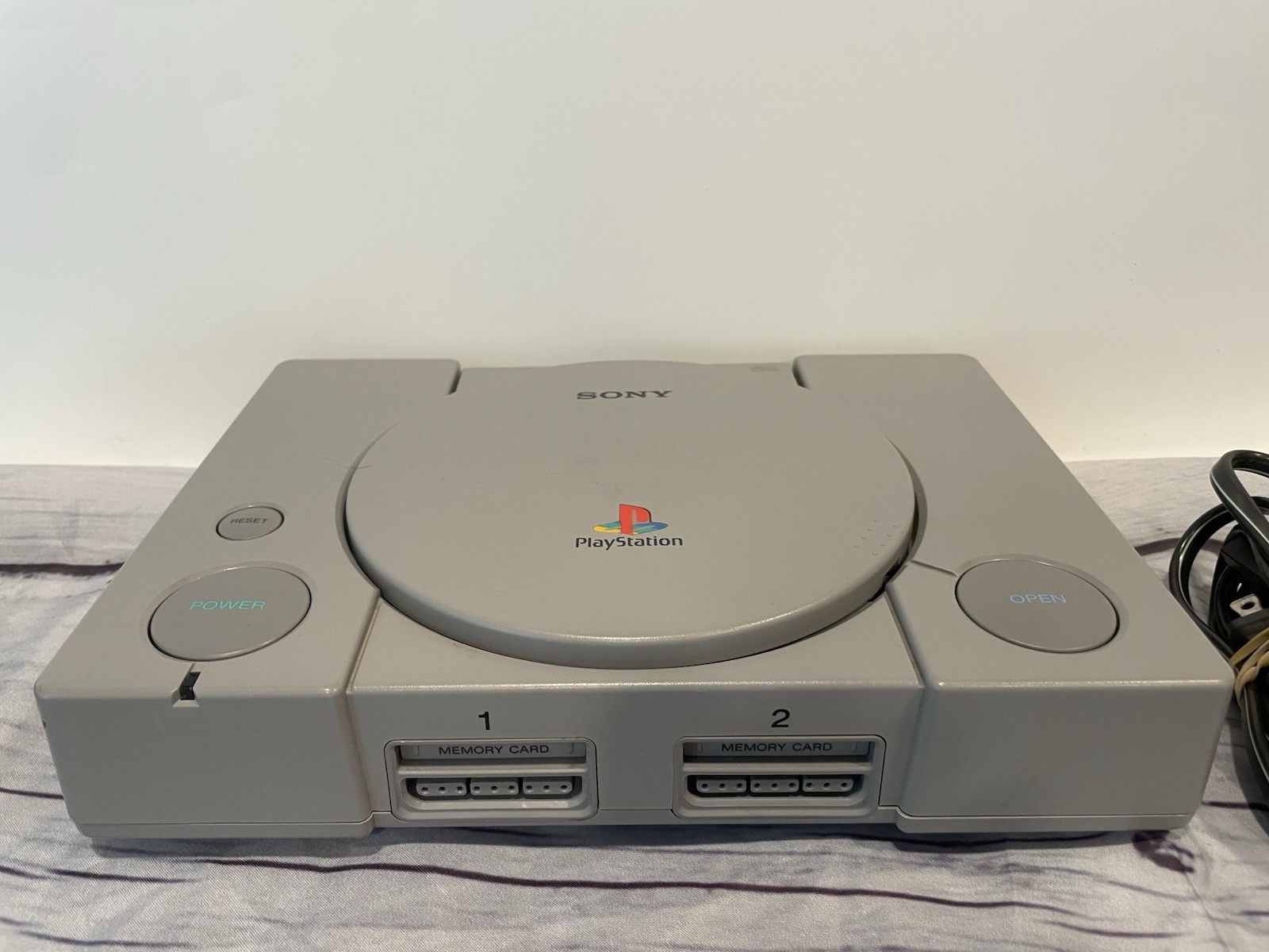 Sony PlayStation 1 PS1 Original Console System SCPH-5501 w/ Controller READ