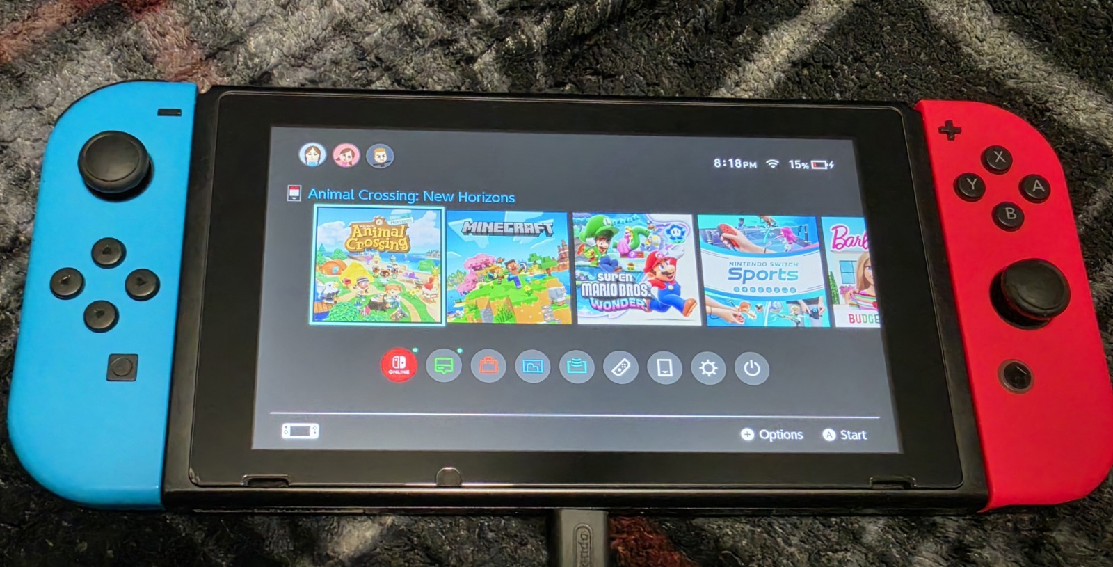 Nintendo Switch 32GB Handheld Console – Neon Red/Neon Blue