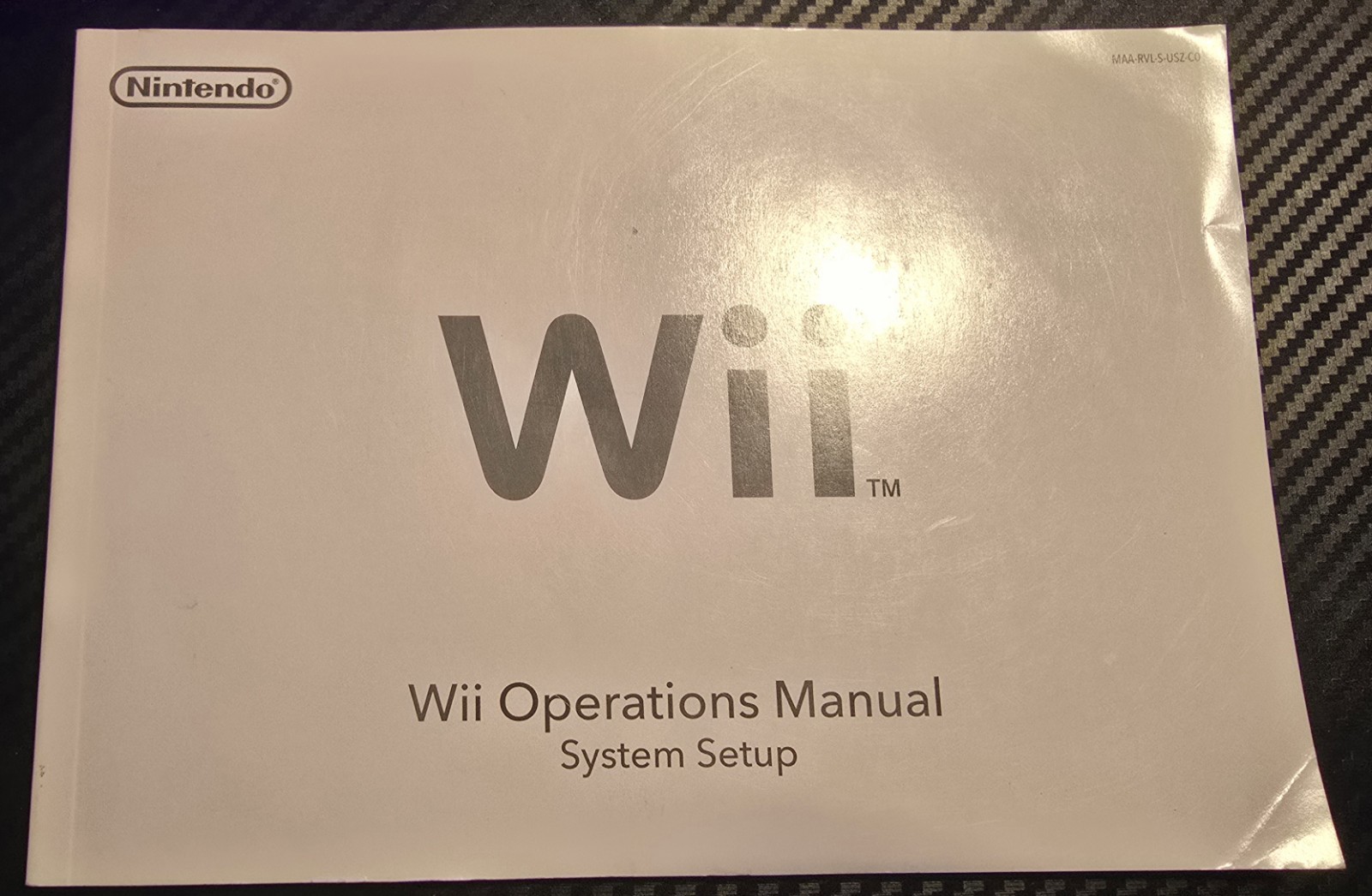 Nintendo Wii Motion Plus Sports Resort Black Console RVL-100 w/ HB Menu