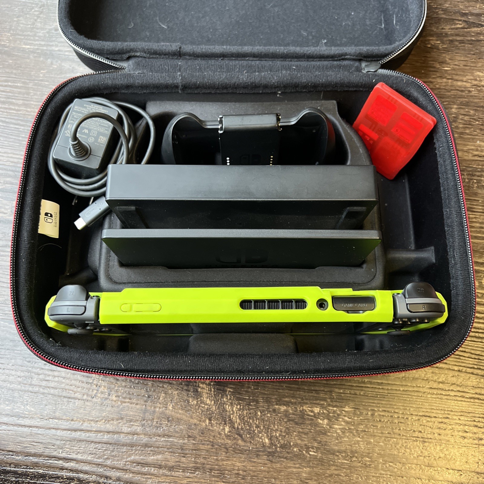 Nintendo Switch V2 Bundle with 256MB Micro SD Card + Travel & Hard Case + 5Games