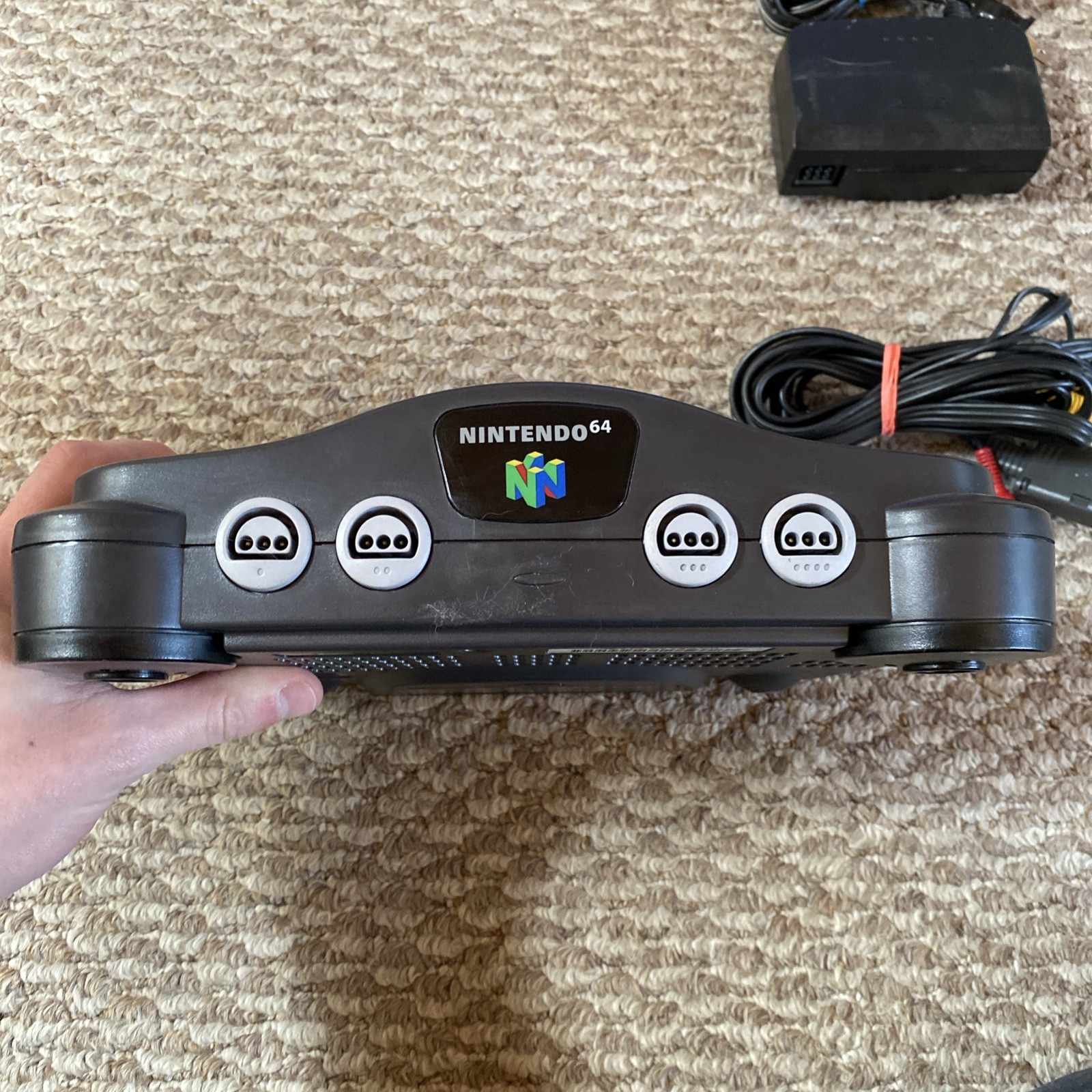 Nintendo 64 Console N64 w/ Controller Power & AV Cables Tested Working ALL OEM