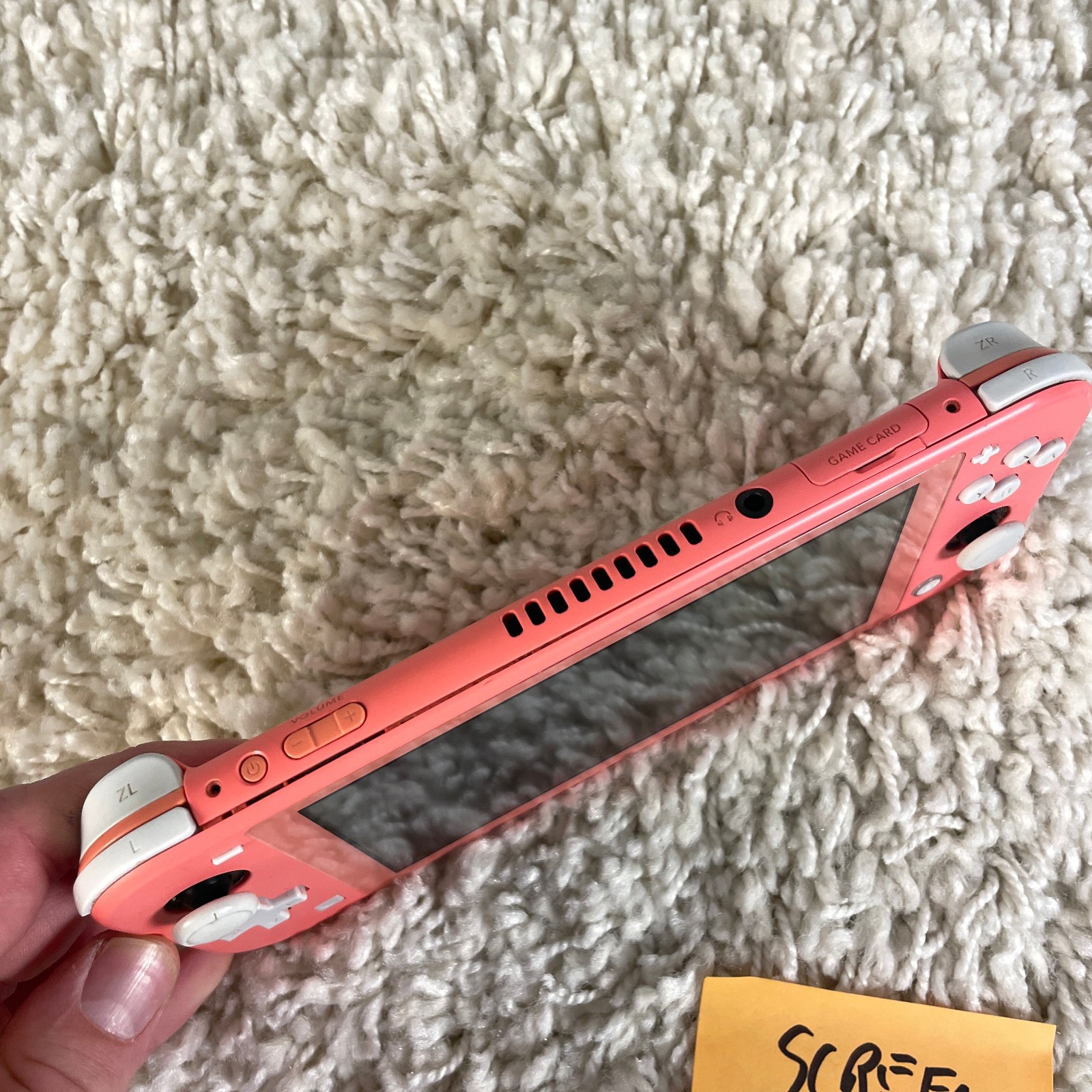 Nintendo Switch Lite Coral Pink Console Handheld System HDH-001 Tested