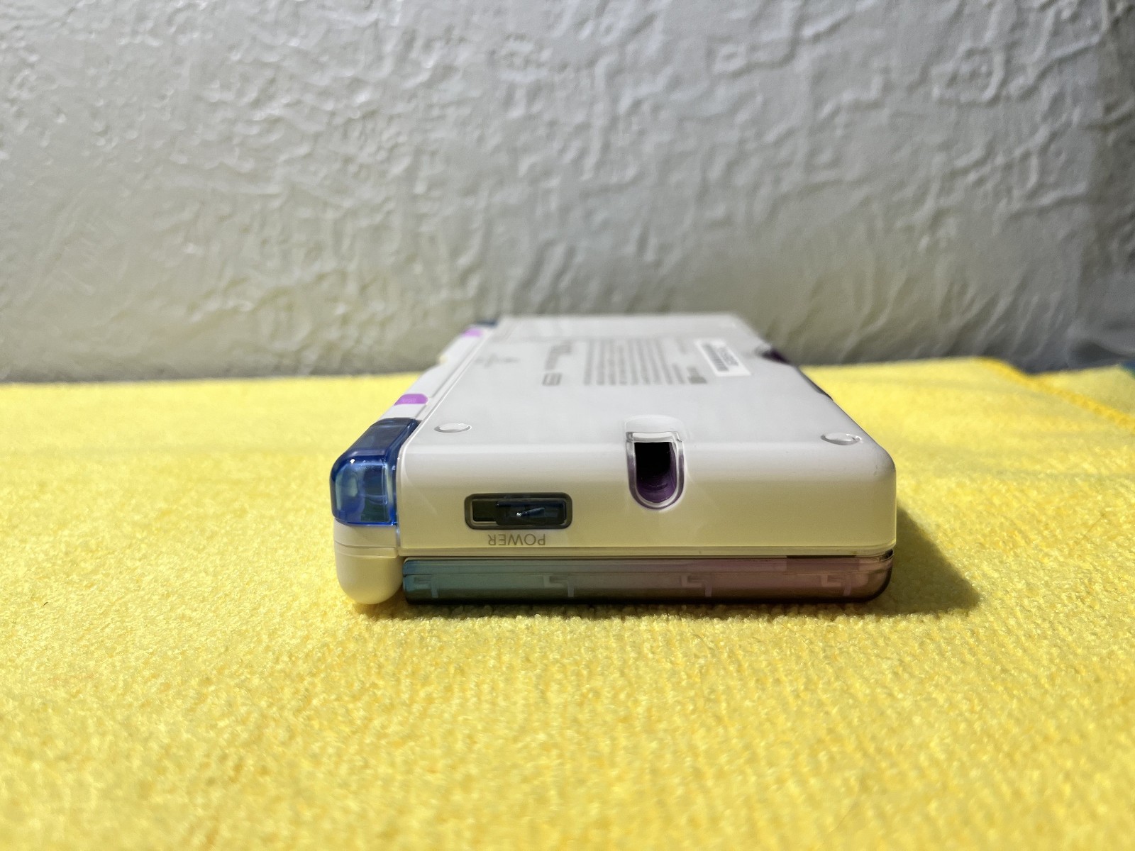 Nintendo DS Lite – Custom Gradiant Translucent/White, Blue LED Power Light