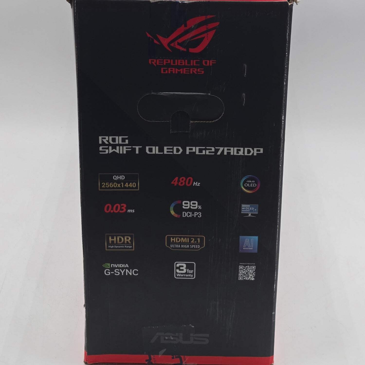 ASUS ROG Swift 27″ 90LM0A20-B01AB0 2k QHD OLED
