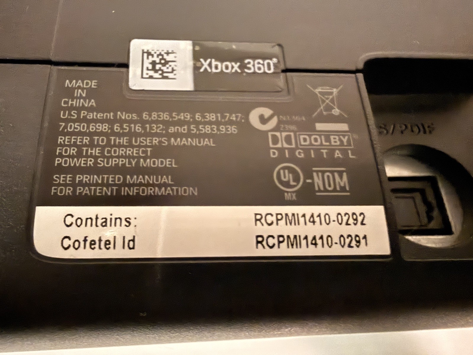 Microsoft Xbox 360 S Slim 250GB Black Console Model 1439 Tested Working OEM