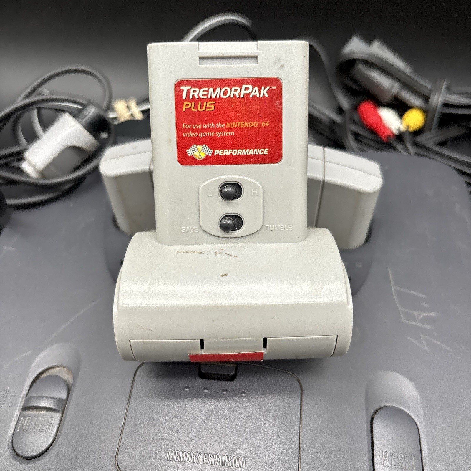 Nintendo 64 N64 Bundle – 1080 Snowboarding Game, 3 Controllers, TremorPak Tested