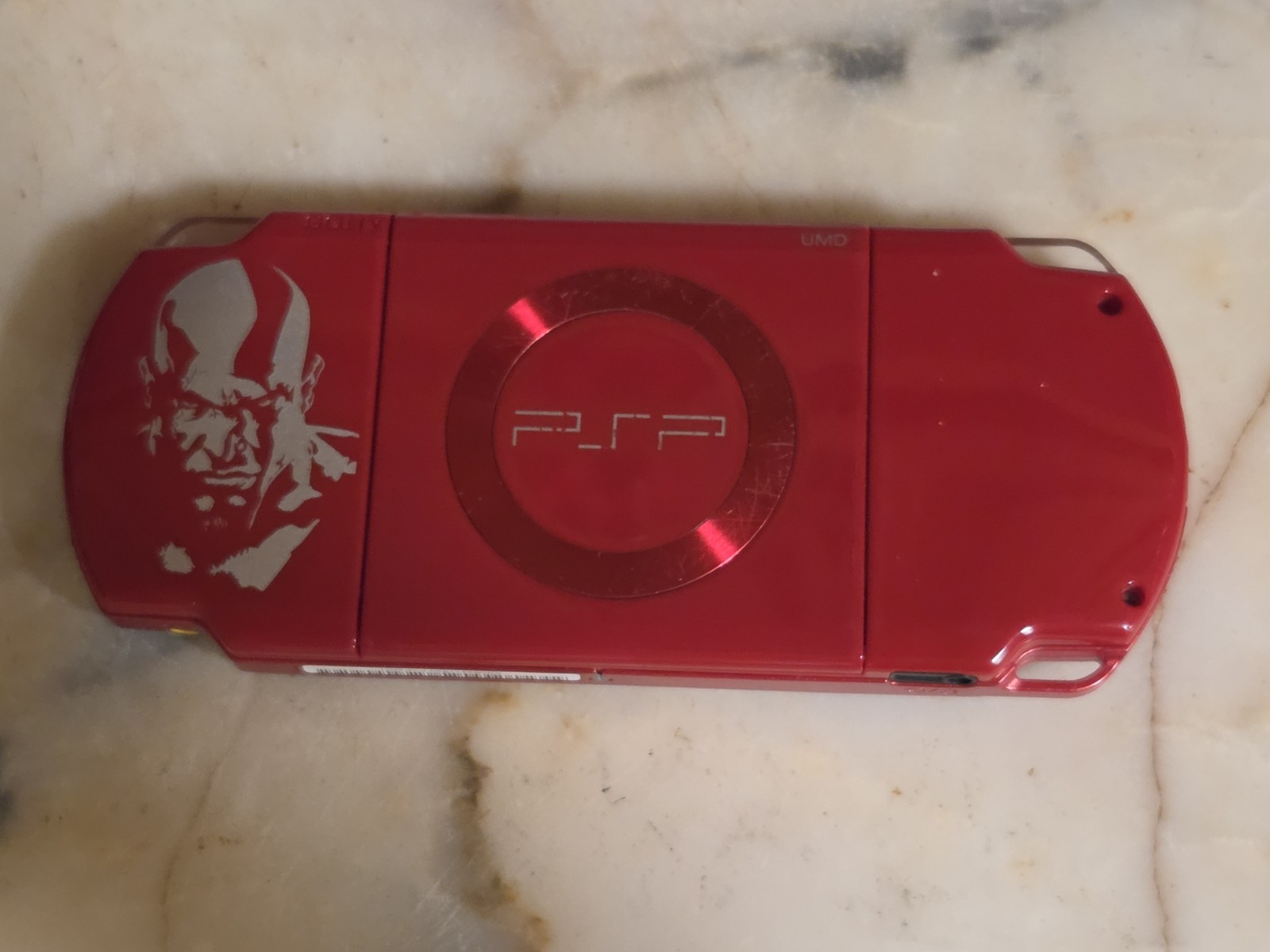 Sony PSP-2001 Red Handheld System w/ 1GB Memory Stick, 1200mAh Battery, Wi-Fi