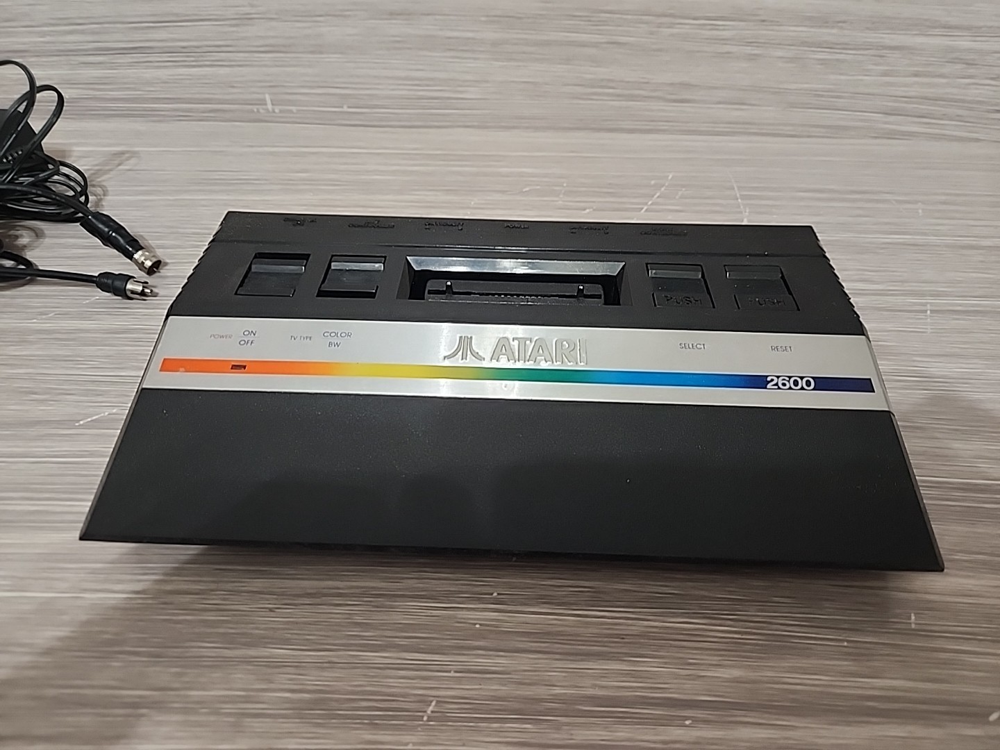 ATARI 2600 1987 Release Compact Junior Console system Original Box Tested